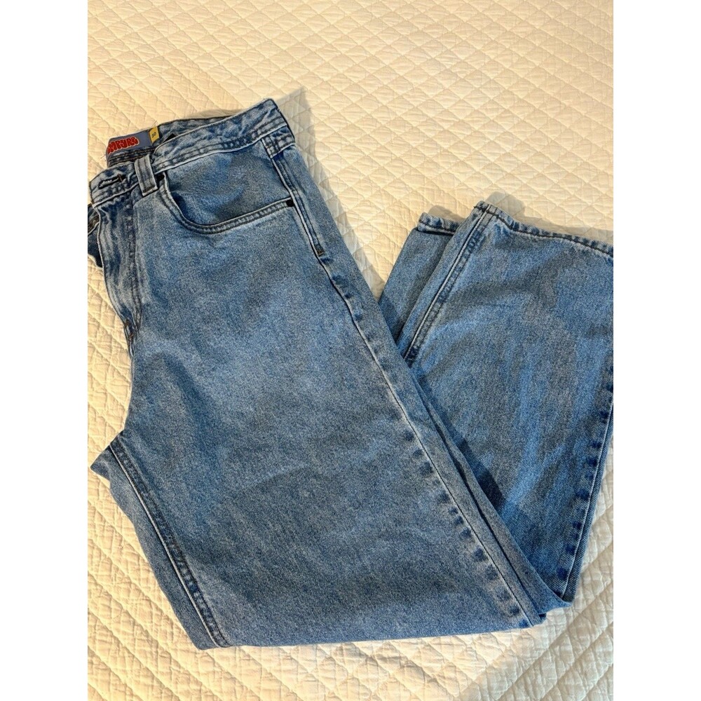 Gmpyre Jeans Mens 30 Blue Baggy Wide Legs Medium Wash Denim